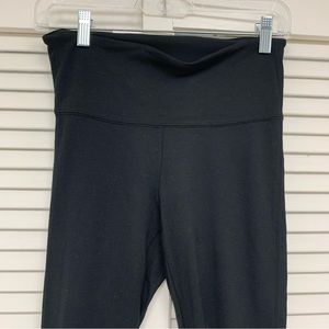 White House Black Market Seamed Back Black Leggings XS